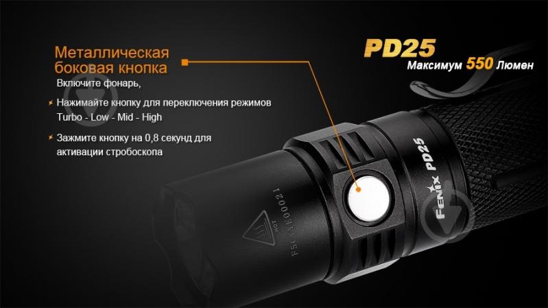 Фонарь Fenix PD25XP-L - фото 4