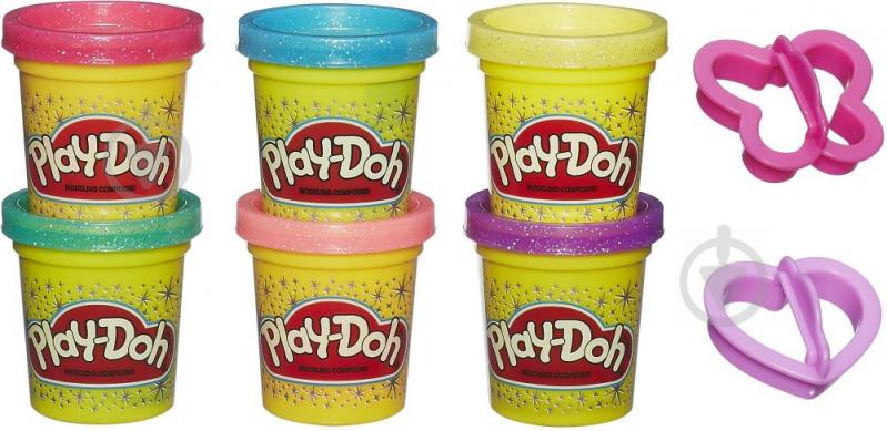 Набір пластиліну Play-Doh Блискуча колекція A5417 - фото 1