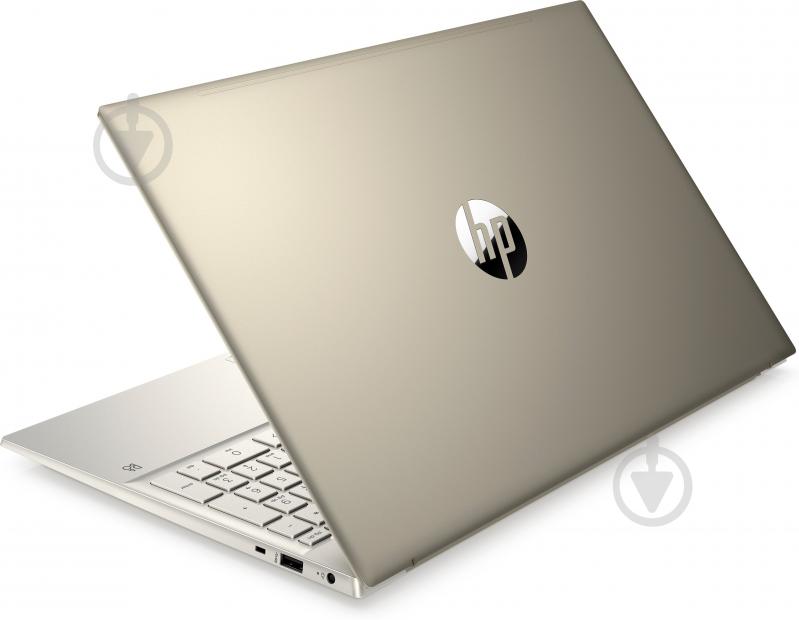 Ноутбук HP Pavilion 15-eh1013ua 15.6" FHD IPS AG, AMD R3-5300U, 8GB, F512GB, UMA, DOS, золотистий - фото 4