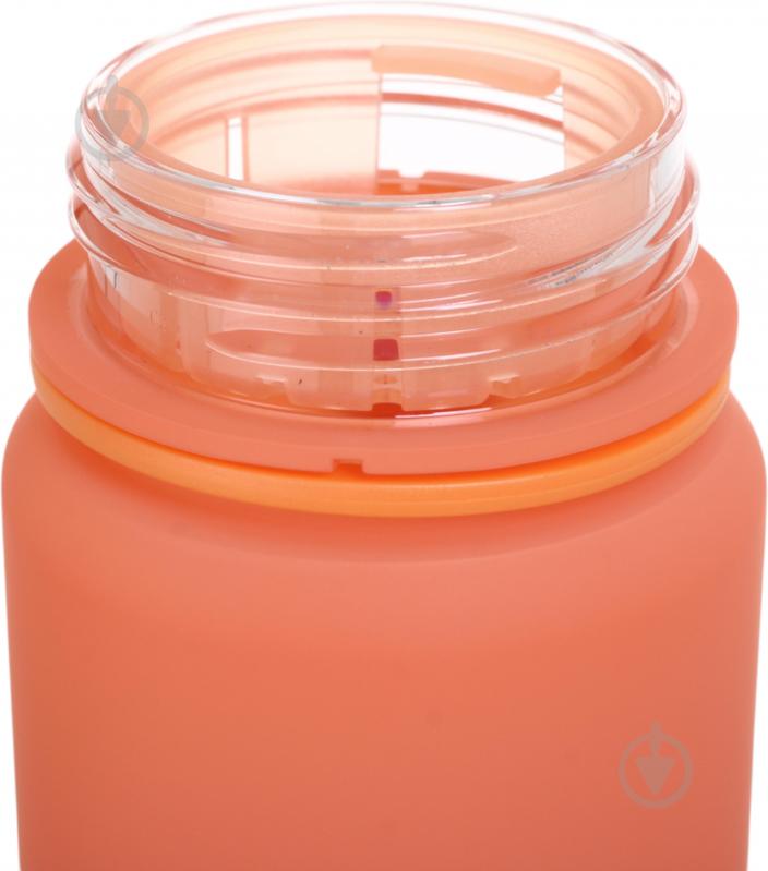 Бутылка для воды Flamberg Premium Fusion 500 мл оранжевый с розовым - фото 9