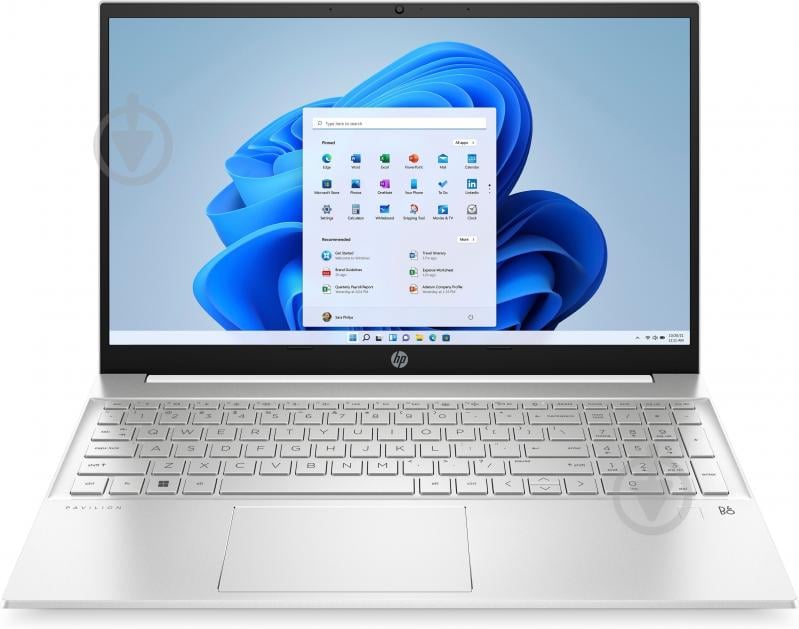 Ноутбук HP Pavilion 15-eh1056ua 15,6" (9H8K9EA) ceramic white - фото 1