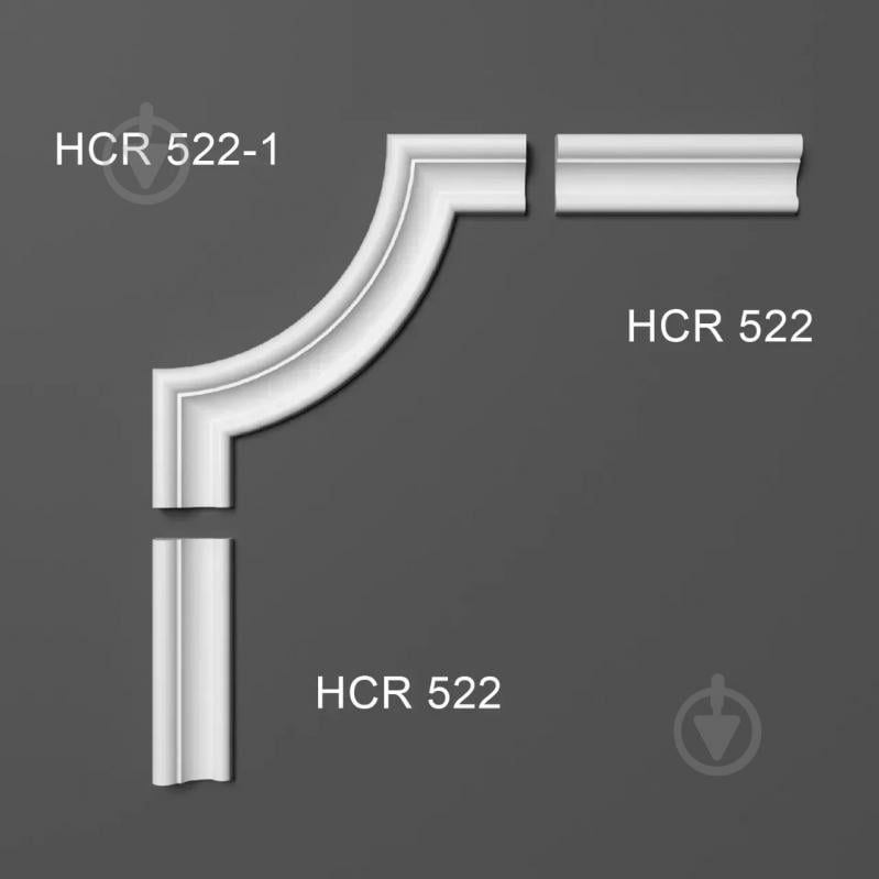Угловой элемент ELITE DECOR HCR 522-1 152x14x152 мм - фото 2 Угловой элемент ELITE DECOR HCR 522-1 152x14x152 мм - фото 2