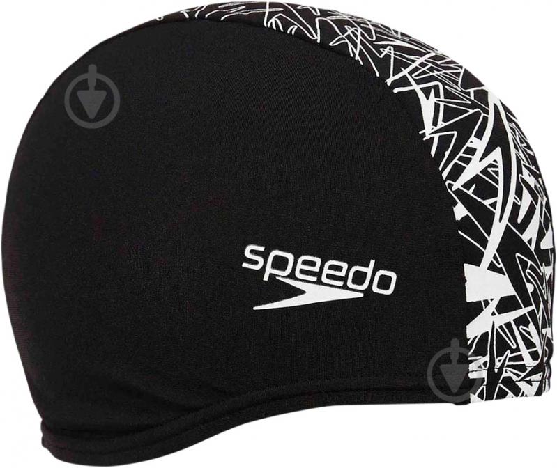 Шапочка для плавання Speedo Boom Endurance 8-08772B351 one size чорний із білим - фото 1