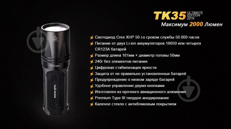 Фонарь Fenix TK35XHP50 - фото 2
