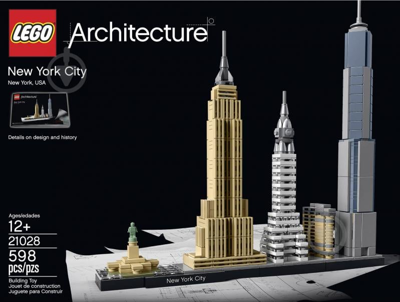 Конструктор LEGO Architecture Архитектура Нью-Йорка 21028 - фото 5