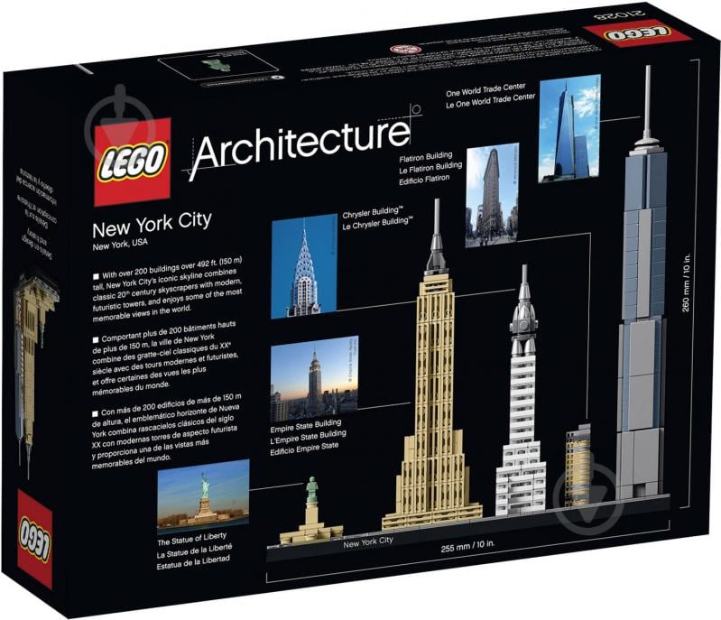 Конструктор LEGO Architecture Архитектура Нью-Йорка 21028 - фото 6