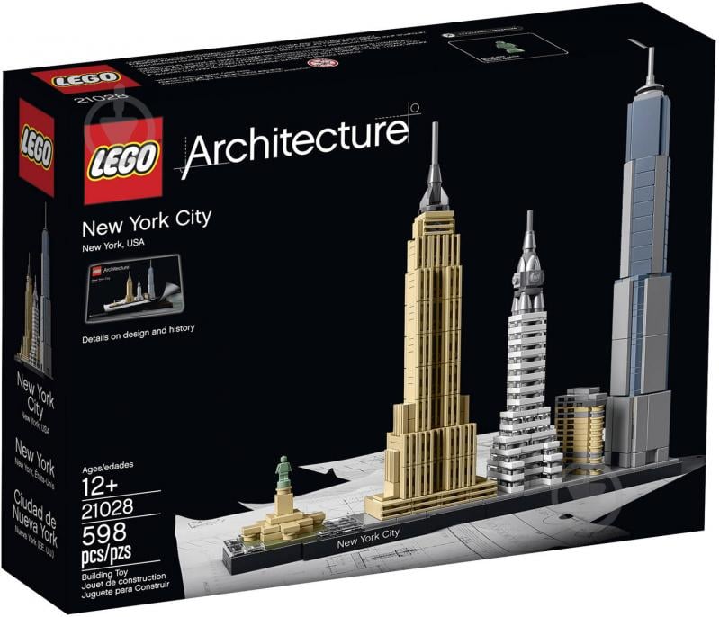 Конструктор LEGO Architecture Архитектура Нью-Йорка 21028 - фото 1