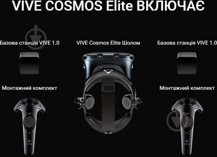 Система віртуальної реальності HTC Vive Cosmos Elite (99HART008-00) - фото 9