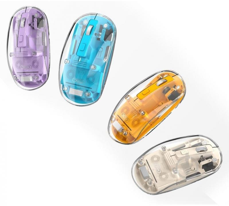Мышка Xo M12 transparent blue (M12 Blue) - фото 3 Мышка Xo M12 transparent blue (M12 Blue) - фото 3