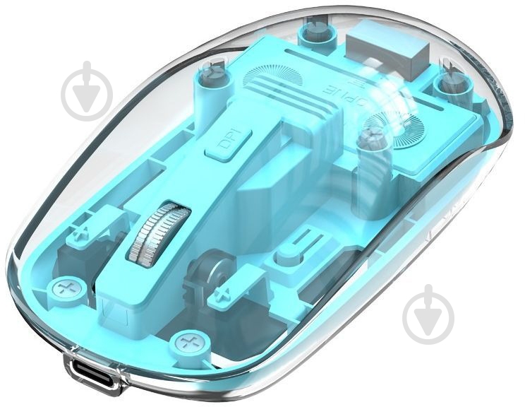 Мышка Xo M12 transparent blue (M12 Blue) - фото 2 Мышка Xo M12 transparent blue (M12 Blue) - фото 2