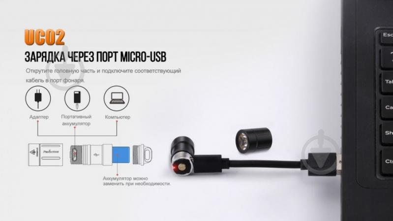 Фонарь Fenix UC02bl - фото 9