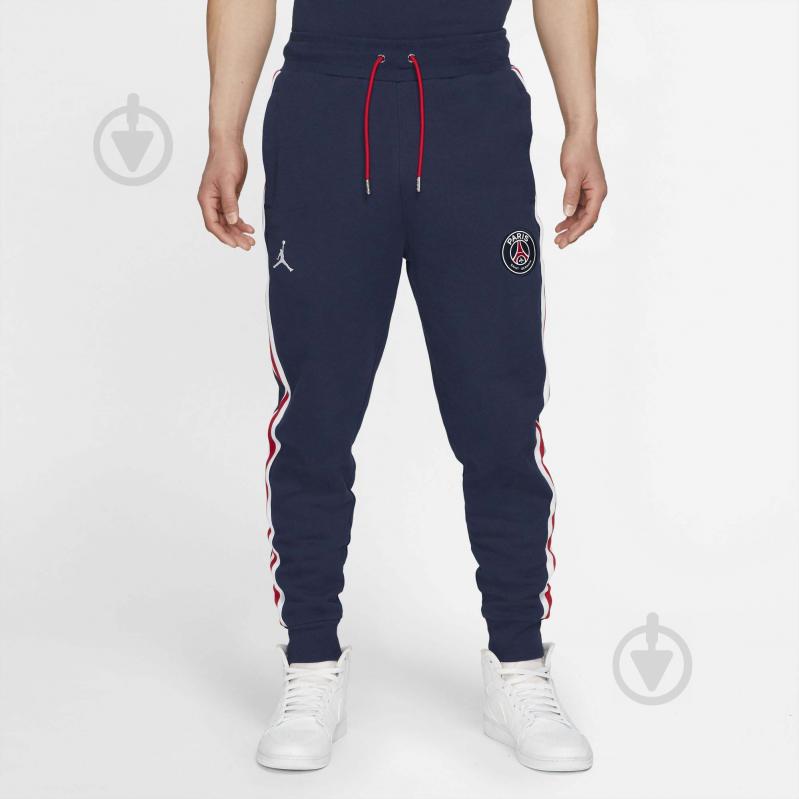 Штани Jordan M J PSG FLEECE PANT DB6502-410 р. M синій - фото 1