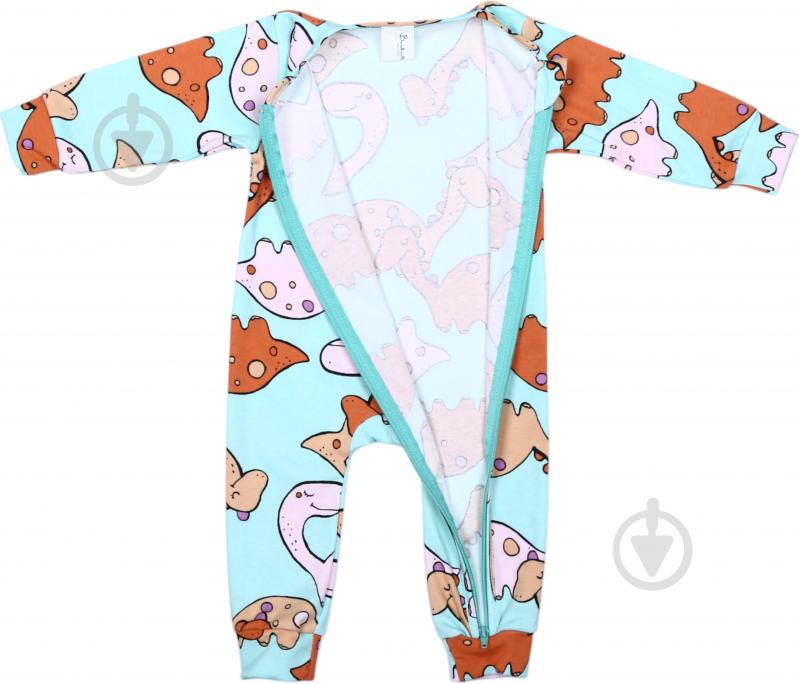 Комбинезон для девочки Bambinelli Дино р.92 бирюзовый 0300 - фото 4 Комбинезон для девочки Bambinelli Дино р.92 бирюзовый 0300 - фото 4