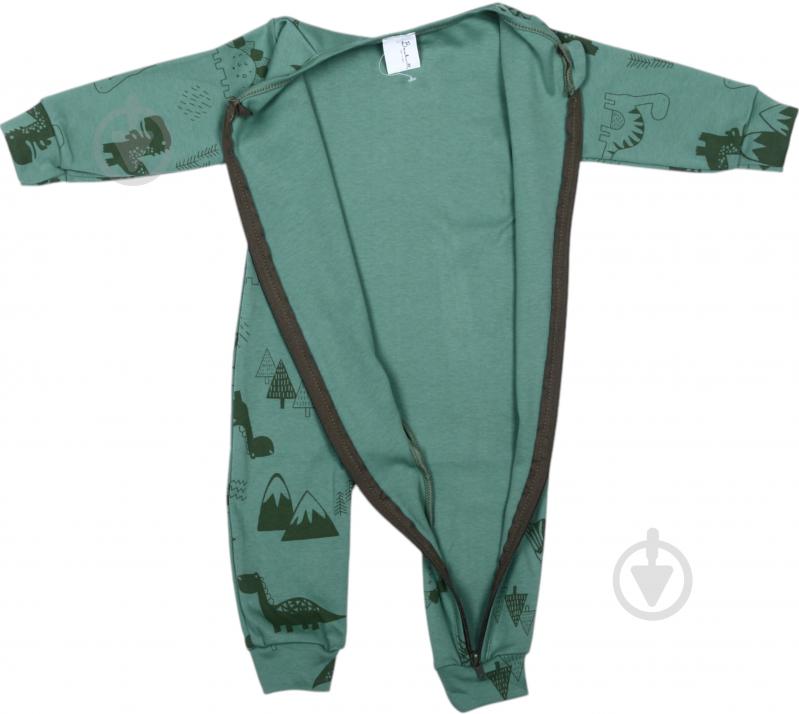 Комбінезон для хлопчика Bambinelli Динозаври р.86 зелений 0301 - фото 3
