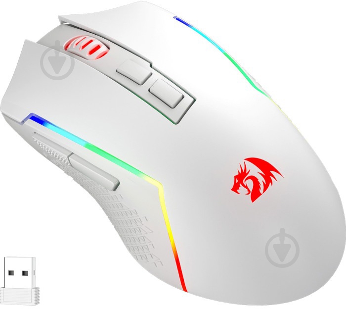 Мышь Redragon Trident white (71864) - фото 1 Мышь Redragon Trident white (71864) - фото 1