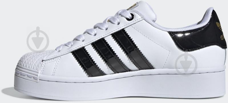 Кроссовки женские демисезонные Adidas SUPERSTAR BOLD W FV3336 р.36 белые - фото 6