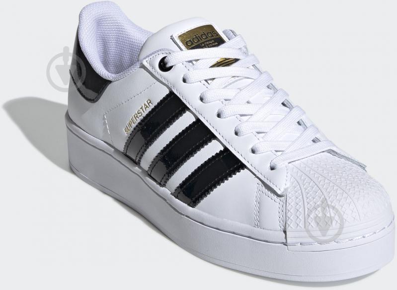 Кросівки жіночі демісезонні Adidas SUPERSTAR BOLD W FV3336 р.36 2/3 білі - фото 4