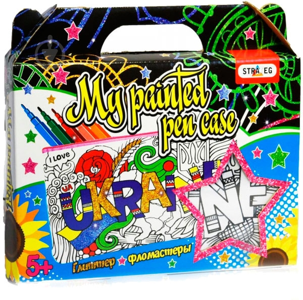 Раскраска Strateg My painted pen case Ukraine 2035 - фото 1