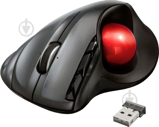 Мышь Trust Sferia Wirless Trackball black (23121) - фото 2