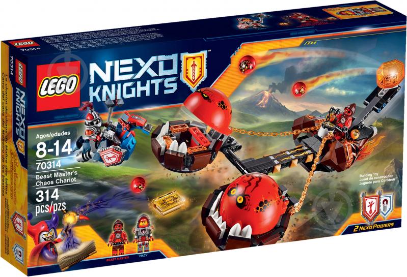 Конструктор LEGO Nexo Knights Безумная колесница укротителя 70314 - фото 1