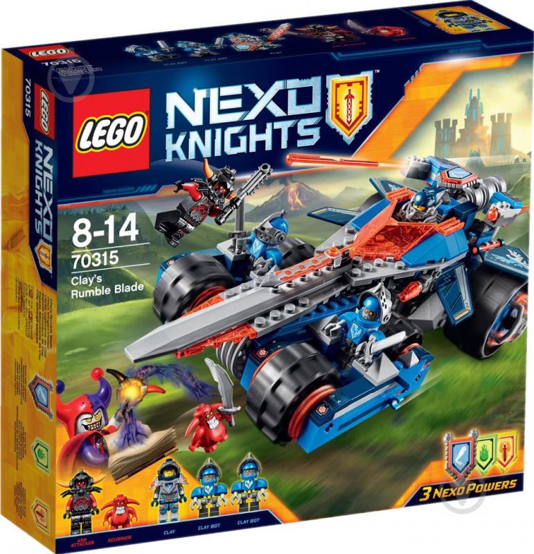 Конструктор LEGO Nexo Knights Устрашающий разрушитель Клэя 70315 - фото 1