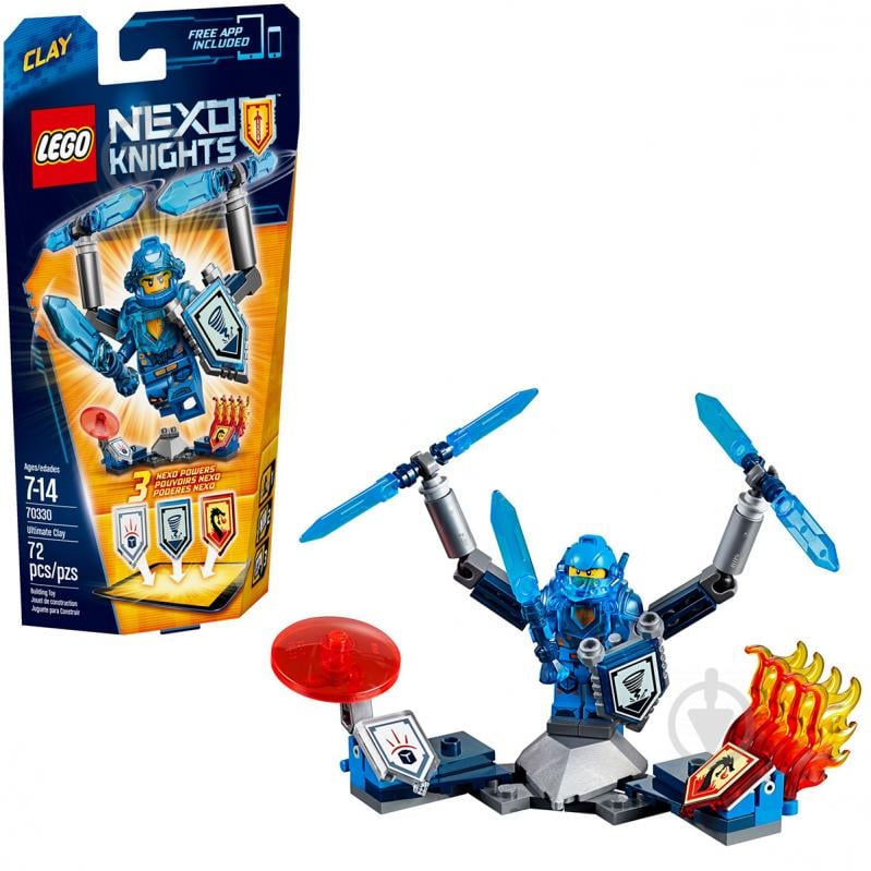 Конструктор LEGO Nexo Knights Клэй Абсолютная сила 70330 - фото 6