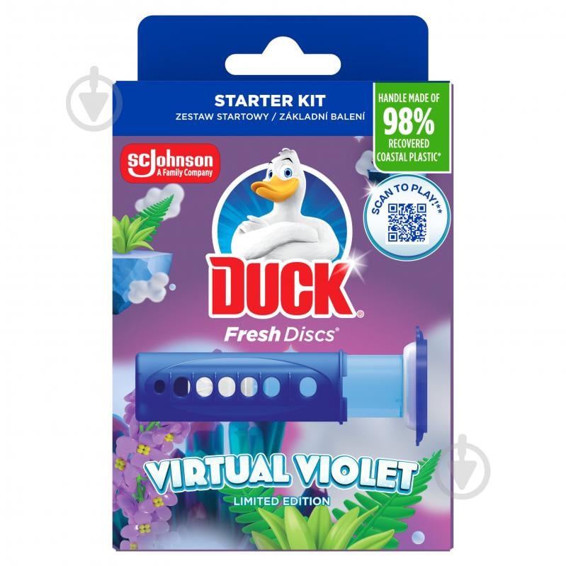 Диски туалетные DUCK Virtual Violet 0,036 л 1245000 - фото 1