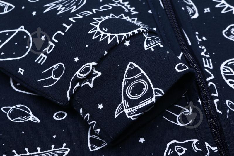 Комбинезон для мальчика Bambinelli Космос р.80 темно-синий 0302 - фото 2 Комбинезон для мальчика Bambinelli Космос р.80 темно-синий 0302 - фото 2
