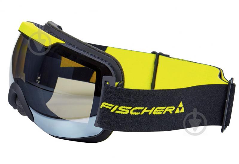 Горнолыжная маска FISCHER G42317 one size Goggle Kandahar черный с желтым - фото 1