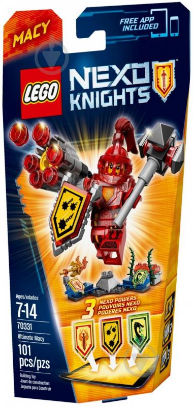 Конструктор LEGO Nexo Knights Мэйси Абсолютная сила 70331 - фото 1