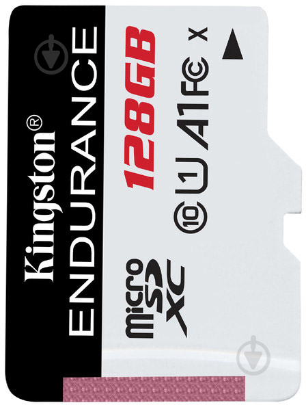 Карта памяти Kingston High Endurance microSDXC Card 128GB Class 10 UHS-I U1 A1 - фото 1