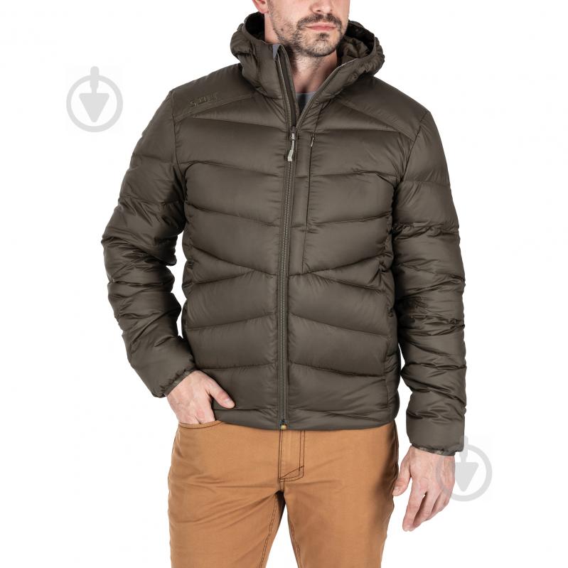 Куртка чоловіча зимова 5.11 Tactical Acadia Down Jacket 48364-186 р.XXL зелена - фото 1