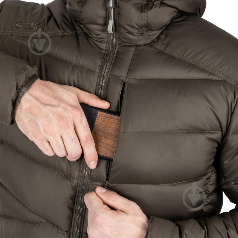 Куртка чоловіча зимова 5.11 Tactical Acadia Down Jacket 48364-186 р.XXL зелена - фото 8