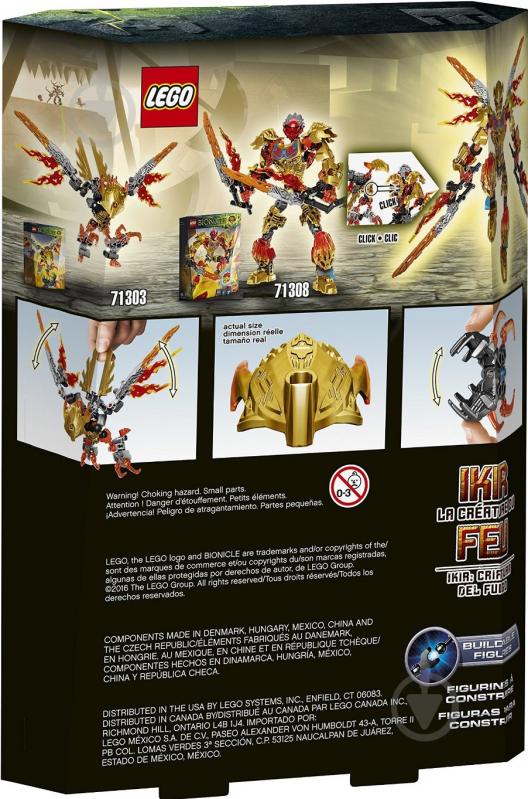 Конструктор LEGO Bionicle Существо Огня Икир 71303 - фото 7