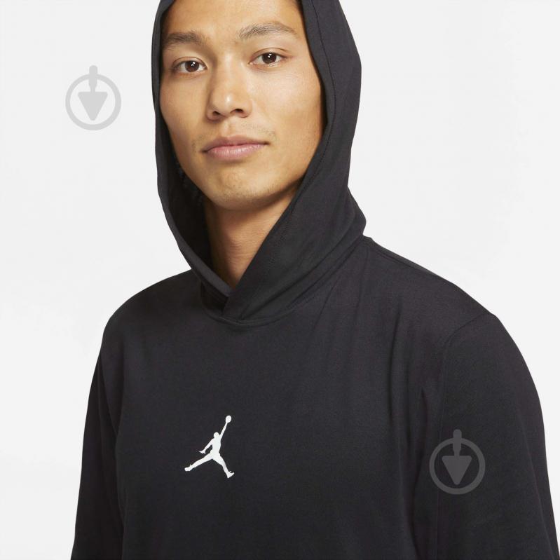 Джемпер Jordan M J AIR PERF DF SS HOODIE TEE DA9871-010 р. L чорний - фото 4