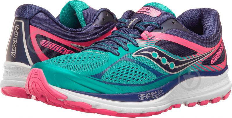 Кросівки жіночі демісезонні Saucony GUIDE 10 10350-3s р.40 бірюзові - фото 1