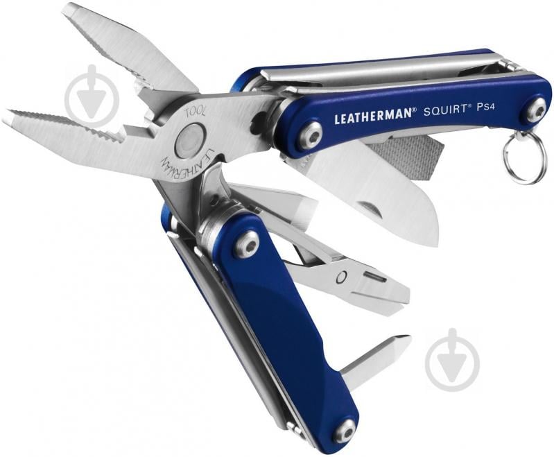 Мультиинструмент Leatherman Squirt PS4 blue 831230 - фото 2