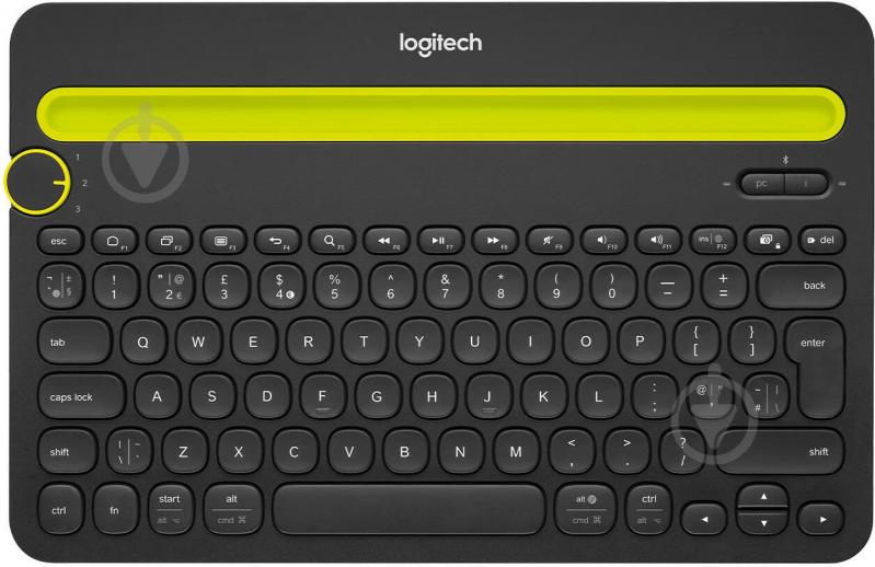 Клавиатура Logitech Multi-Device Keyboard K480 (L920-006368) black - фото 1 Клавиатура Logitech Multi-Device Keyboard K480 (L920-006368) black - фото 1