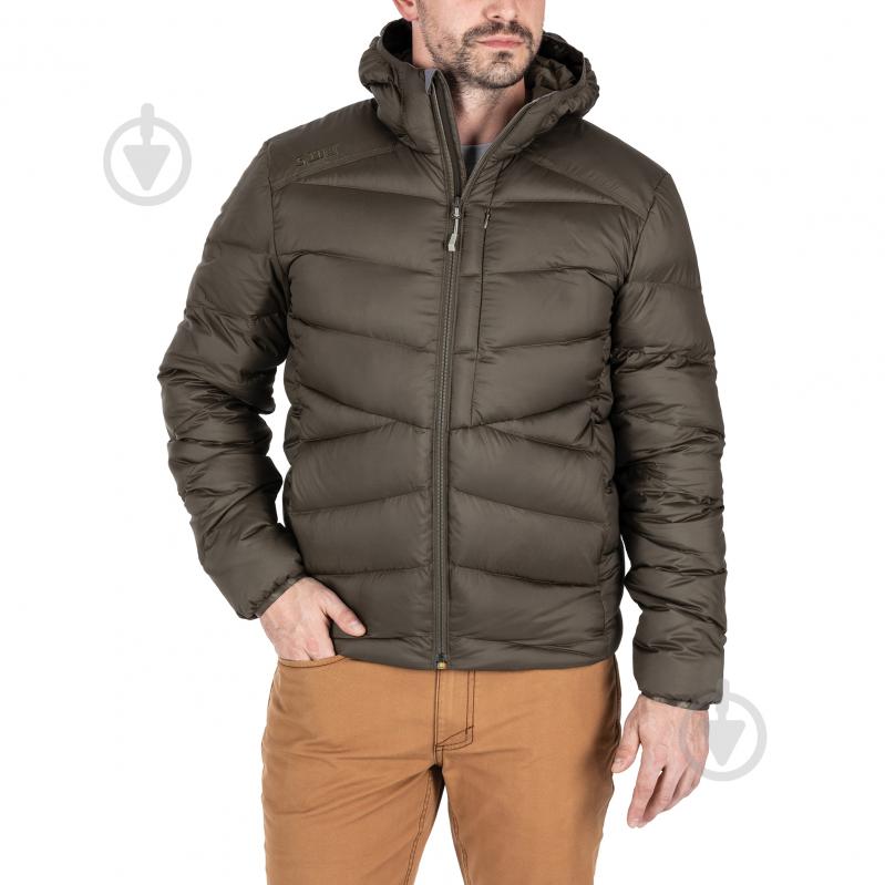 Куртка мужская зимняя 5.11 Tactical "ACADIA DOWN JACKET" 48364-186 р.XL зеленая - фото 1