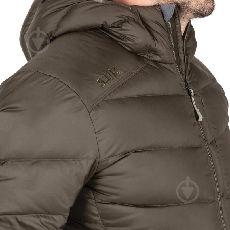 Куртка мужская зимняя 5.11 Tactical "ACADIA DOWN JACKET" 48364-186 р.XL зеленая - фото 5