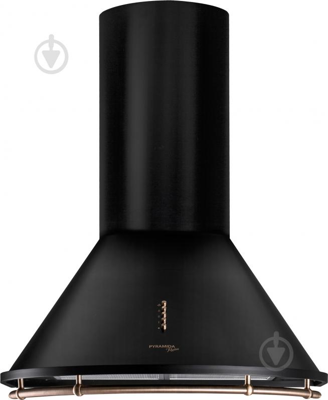 Вытяжка Pyramida BR 60/B BLACK RUSTICO - фото 1