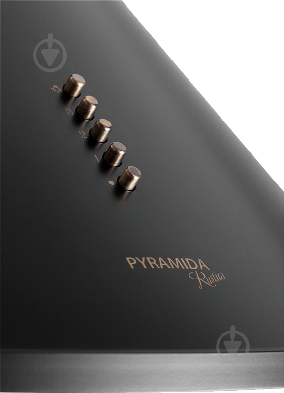 Вытяжка Pyramida BR 60/B BLACK RUSTICO - фото 7