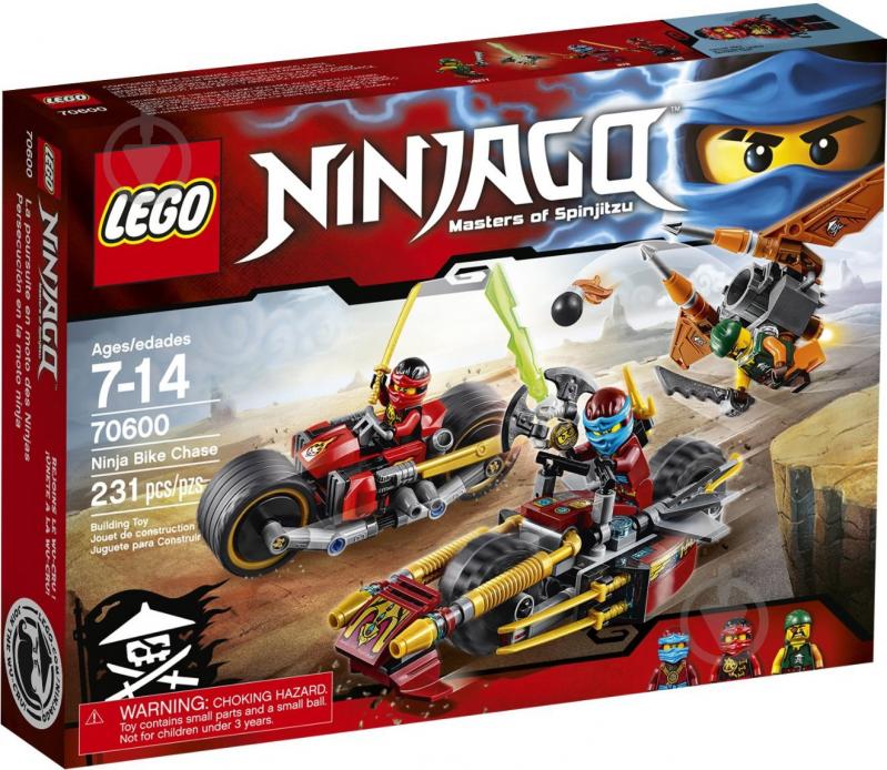 Конструктор LEGO Ninjago Погоня на мотоциклах 70600 - фото 1