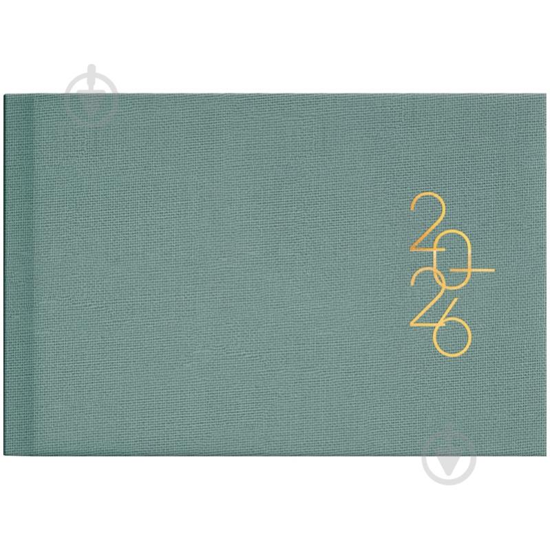 Щотижневик датований кишеньковий Linesse Brunnen A6 2026 73-755 69 566 морський зелений - фото 1