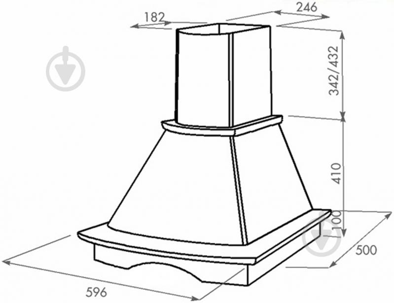 Вытяжка Eleyus Tempo H 1000 60 N - фото 15