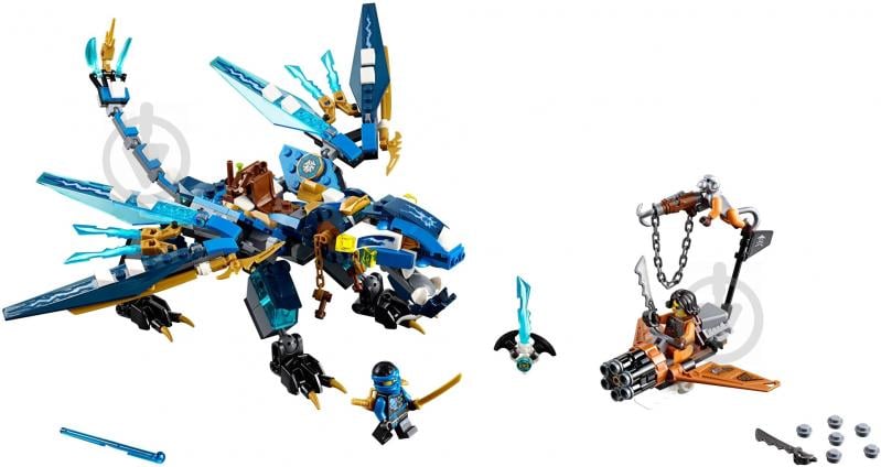 Конструктор LEGO Ninjago Дракон стихій Джея 70602 - фото 2