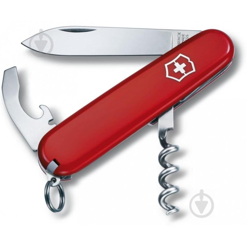 Нож швейцарский Victorinox Swiss Army Waiter (9 инстр) red 0.3303 - фото 1