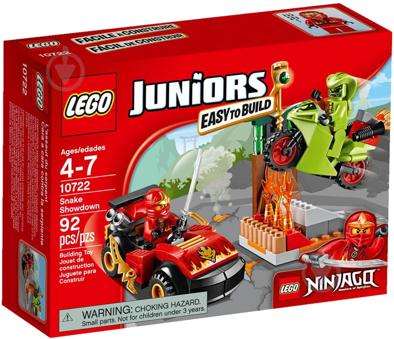 Конструктор LEGO Juniors Битва зі зміями 10722 - фото 1