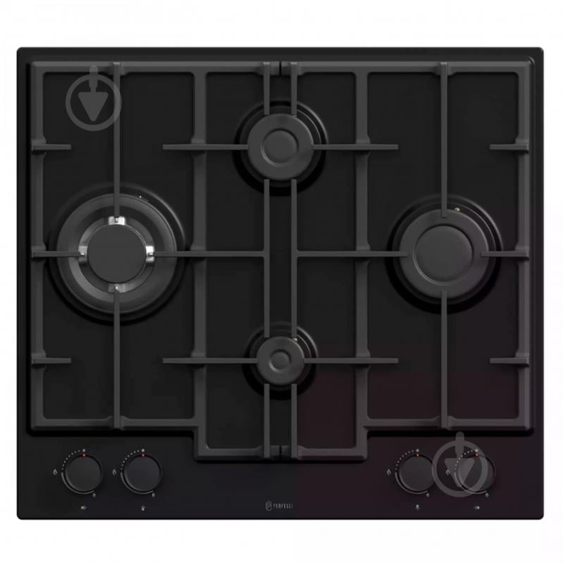 Варочная поверхность газовая Perfelli PERLA MW60C NERO - фото 2