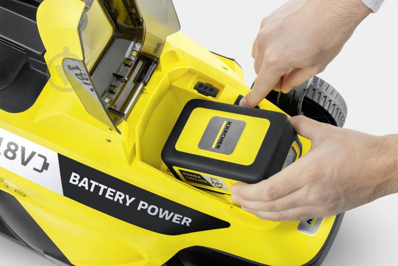 Газонокосилка аккумуляторная Karcher LMO 18-33 Battery set (18/25*2) + триммер LTR 18-25 Battery INT - фото 2